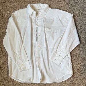 Abercrombie & Fitch White Button Down Shirt